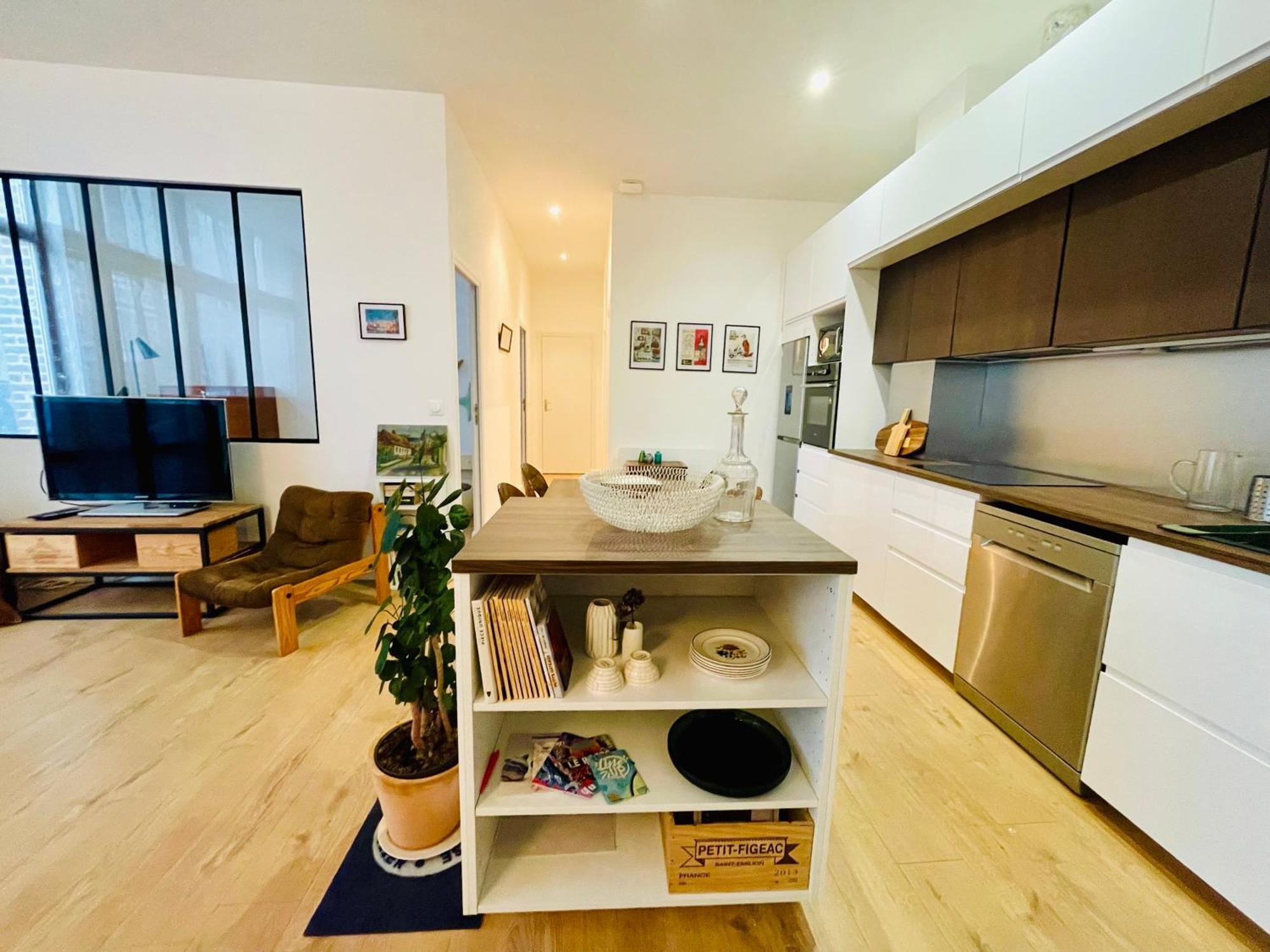 Liberte - Grand Appartement 4 Pers Avec Parking Lille Centre エクステリア 写真
